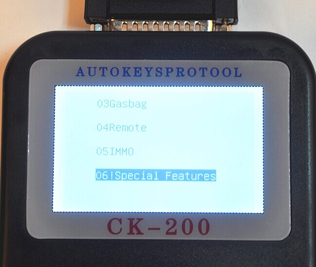 CK-200 प्रमुख प्रोग्रामर स्क्रीन डिस्प्ले -1