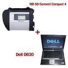 V2020 MB SD Connect Compact 4 Mercedes Diagnostic Tool with DELL D630 Laptop Support Offline Programming
