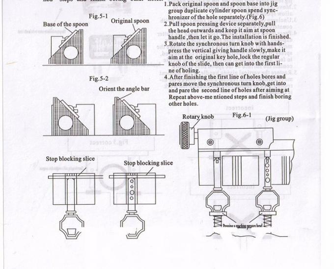 368A कुंजी काटना डुप्लिकेट मशीन निर्देश 3