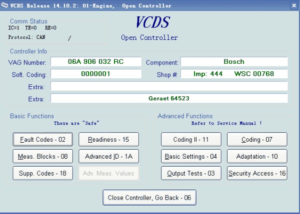 VAG 14.10.2 VAG डायग्नोस्टिक केबल सॉफ्टवेयर -2