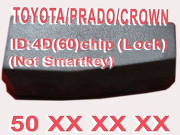 अच्छी कीमत टोयोटा / Prado / मुकुट 4D 60 Duplicable चिप 50xxx कार कुंजी ट्रांसपोंडर चिप ऑनलाइन