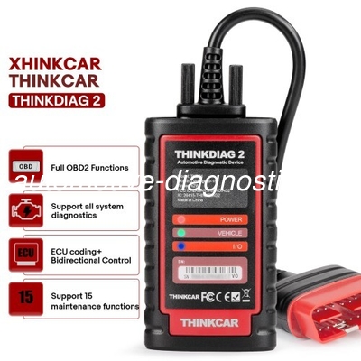 अच्छी कीमत 2025 THINKCAR Thinkdiag2 सभी प्रणाली निदान उपकरण ऑटो VIN ECU कोडिंग 15+ रीसेट फ़ंक्शन एक वर्ष मुफ्त अद्यतन ऑनलाइन