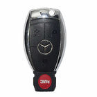 Professional Mercedes Benz Chrome Smart Key 433mhz, Black Car Key Shell With Chips