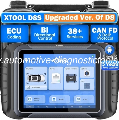 अच्छी कीमत 2025 XTOOL D8S डायग्नोस्टिक स्कैन टूल समर्थन CAN FD & DoIP, ECU कोडिंग, टोपोलॉजी, कुंजी प्रोग्रामिंग ऑनलाइन