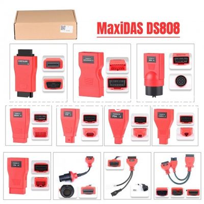अच्छी कीमत DS808/MK808/MP808 के लिए ऑटेल पूर्ण सेट OBDII केबल और कनेक्टर किट ऑनलाइन