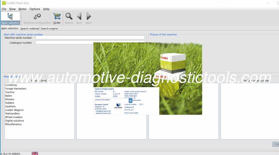 अच्छी कीमत [CLAAS ईपीसी] CLAAS पार्ट डॉक 786 ईपीसी स्पेयर पार्ट्स कैटलॉग ऑनलाइन
