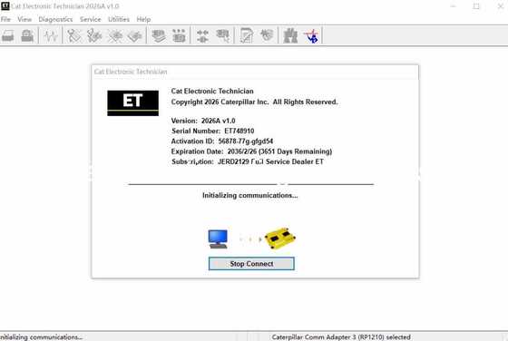 अच्छी कीमत कैट ईटी सॉफ्टवेयर 2026ए कैट इलेक्ट्रॉनिक तकनीशियन 1 बार मुफ्त सक्रियण के साथ ऑनलाइन